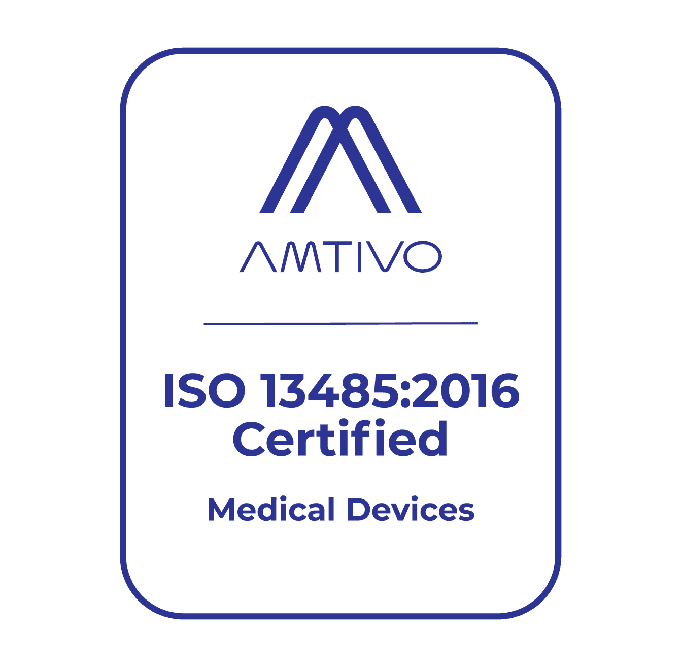 AMTIVO AS13485 Certification Logo