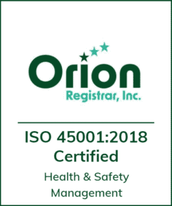 Orion 45001 Certification Logo