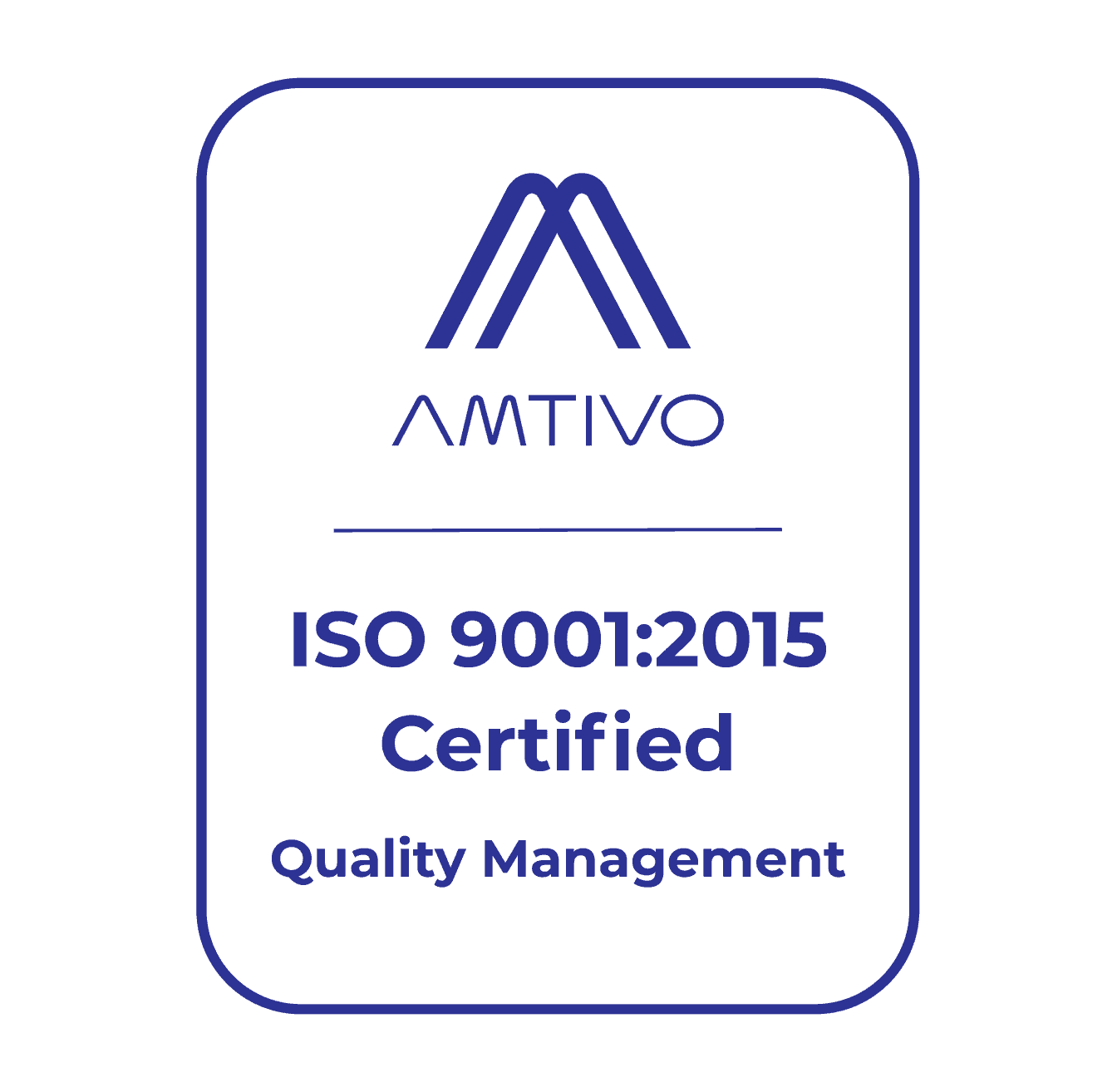 AMTIVO AS9001 Certification Logo