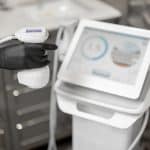 Ultrasound liposuction treatment device in medical clinic.